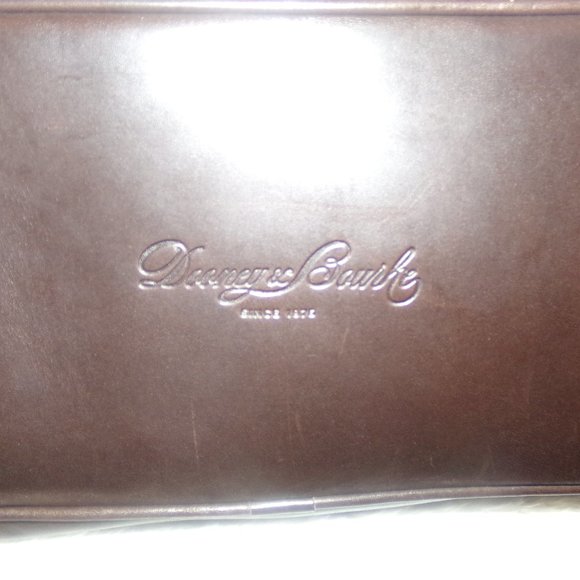 NWT Dooney & Bourke Embossed Leather Double Strap Tassle Shopper -Cognac - Picture 7 of 16